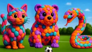 The mascot vibrato assistant panda placed on the football field is popular, co-produced,and creative