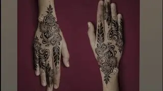New Mehendi Design| Easy Mehendi| Back Hand Mehendi Design|#hennadesign 