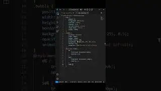 Floating Bubble Animation || HTML CSS JAVASCRIPT ||