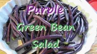 Purple Green Bean Summer Salad ~ Purple Stringbean Recipe