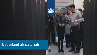 Nederland als datahub | Minister Adriaansens op bezoek bij AMS-IX