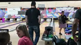 My 2nd week of bowling league. End of gm 1 and gm 2 gm 3.