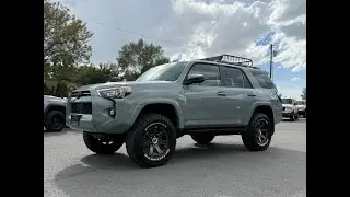 2022 Toyota 4Runner Trail Edition in Lunar Rock Lifted with BFG's at Tyacke Motors
