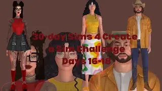 30 day create a Sim Challenge Days 16-15| #sims4 #sims4cc #simscas