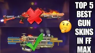 TOP 5 BEST GUN SKINS🤑 FOR CS RANK PUSH IN GARENA FREEFIRE MAX|FREEFIRE MAX NEW EVENT SPIN VIDEO
