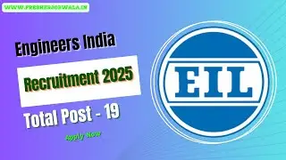 EIL Recruitment Through GATE 2025 | Management Trainee | Eligibility | Salary | Complete Details