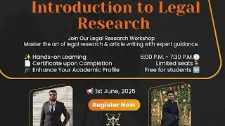 Lawbro Webinar - 'Introduction to Legal Research'