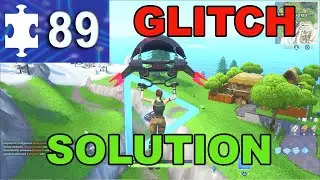 Fortbyte #89 Glitch - Accessible by flying the Scarlet Strike Glider through The rings...SOLUTION