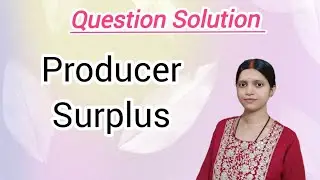 Producer Surplus Question Solution #economics 