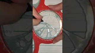 Ozdobna muszla morska spirograf geometria sztuka #asmr #spirograf #muszla