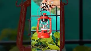 Simple DIY Lantern! How to Make Vintage Lamp at Home #diy #shorts #crafts #homedecor #lantern #lamp