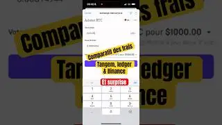 Tangem vs Binance vs Ledger : le VRAI co&ucirc;t ! ⚖️ ne te fais pas avoir avec les frais crypto 🚨