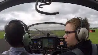 Runway 10L landing and taxi conflict with Learjet