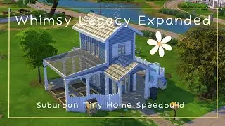 🏡 suburban tiny home speed-build 🏡 | Whimsy Stories EXPANDED Legacy Challenge | Gen 1 | Sims 4