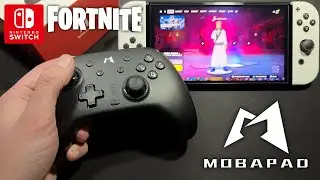 HANDCAM Fortnite Gameplay on Nintendo Switch #63 (Mobapad N1 HD UNBOXING + GAMEPLAY)