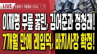 결국 이재명 무릎 꿇린, 김어준과 정청래ㅣ7개월 만에 레임덕, 바지사장 확정ㅣ尹대통령 선고, 백대현 욕바가지ㅣ난데없이 등장한 북한 무인기 30대 자백ㅣ이혜훈 낙마 [주말LIVE]