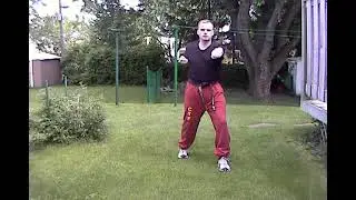 Taekwondo: Pattern: Ki-Bon 4: Chung Oh's style - front view (slow)