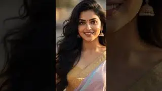 😜Curvy Indian Woman in Saree | Graceful Slow Walk | Cinematic 4K Video#viral #shorts #sareelook😍