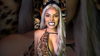 Leopard Makeup #leopardmakeup #makeup #halloween