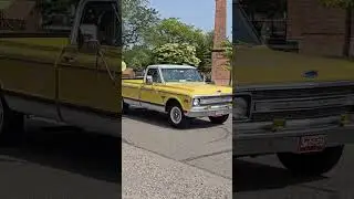 Chevrolet Custom Camper 20 Longhorn Classic Yellow Truck Drive By Engine Sound Motor Muster 2023