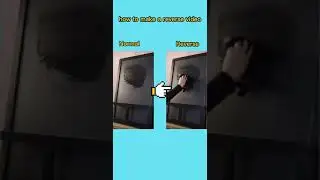 How to make a reverse video #shorts
