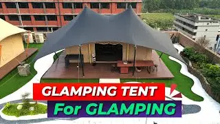 Stretch Tent with Bathroom for Glamping