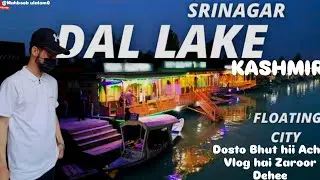 Dal Lake Night Boat Ride I Golden Lake Srinagar | Shikara, Lights & Stillness #dallake