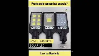 Lumin&aacute;ria Solar Led #shorts