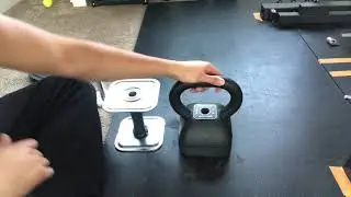 Гантель Ironmaster QuickLock и колокольчик для чайника QuickLock