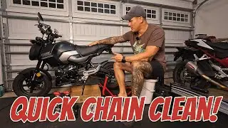 ЛЕГКОЕ руководство по очистке и смазке цепи Honda Grom (пошаговое руководство для начинающих)