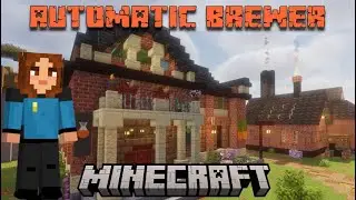 Automatic Potion Brewer in Minecraft Survival Industrial Style