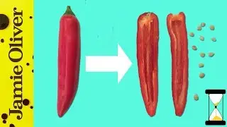 How To De-seed a Chilli | Jamie&rsquo;s 1 Minute Tips