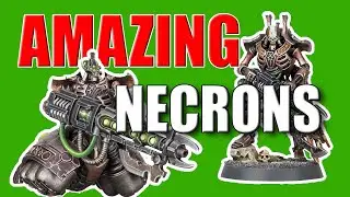 New 40k Necrons Are Amazing! - New Necron Models Close Look