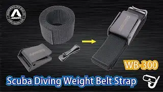 【 Scuba-Aquatec Diving Gear Guide】BK-205/WB-300 Weight Belt Installation Guide