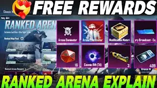 BGMI RANKED ARENA / HOW TO PLAY RANKED ARENA IN BGMI / GET FREE MYTHIC EMBLEM & MATERIAL IN BGMI