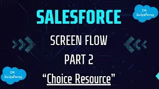#Salesforce - Screen Flow - Part 2 - Choice Resource