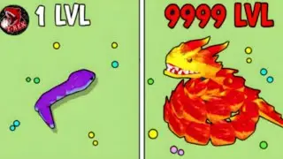 Snake Clash! NOOB to PRO Evolution in Snake Game! (Level 1 vs Level 9999) #175
