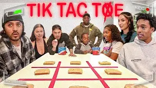 TIK TAC TOE CHALLENGE but, with Peanut Butter Slices!