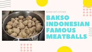 BAKSO  - INDONESIAN FAMOUS MEATBALL SOUP - 4K | Simple Cooking.