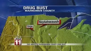 Five arrested in Mahnomen County drug bust