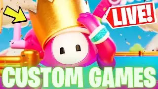 🔴 LIVE Fall Guys *CUSTOM GAMES* With Viewers! 👑 (Winner's Choice)