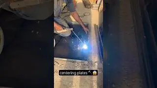 welding | tig welding shuttering | platecentering plate kaise banaye#construction #shorts #tools