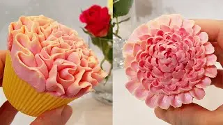How To Pipe Floral Cupcakes | Piping Techniques for Beginners | Part 4