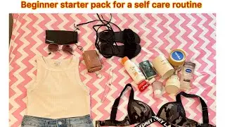 Beginner starter pack for a Self care routine/ clear and smooth bikini area/ facial care