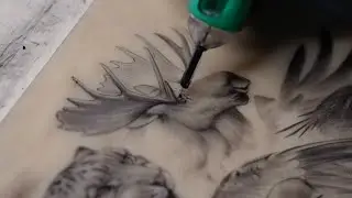 Tattoo tutorial (elk 🫎 77.9tattoo) 서울타투 seoultattoo 동물타투 animaltattoo