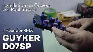 Tuning Made Easy: GUYKER D07SP Locking Tuners and Nut Installation on a Les Paul Studio @DenDenBMX