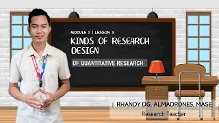 Kinds of Quantitative Research Designs