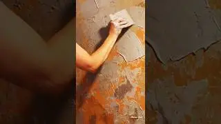Creating Textured Wall Art: Building the Foundation w/ Pigments & Putty #wabisabi #artist #wallart