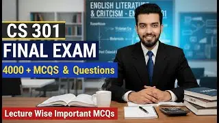 CS301 Final Term Exam 2026 🔥 Important MCQs & Most Expected Questions | VU