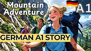 Learn German with a Fun Mountain Adventure 🏞️ | A1 Listening Practice